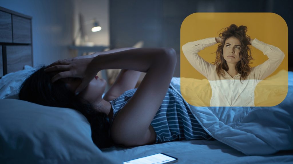 Mujer estresada
