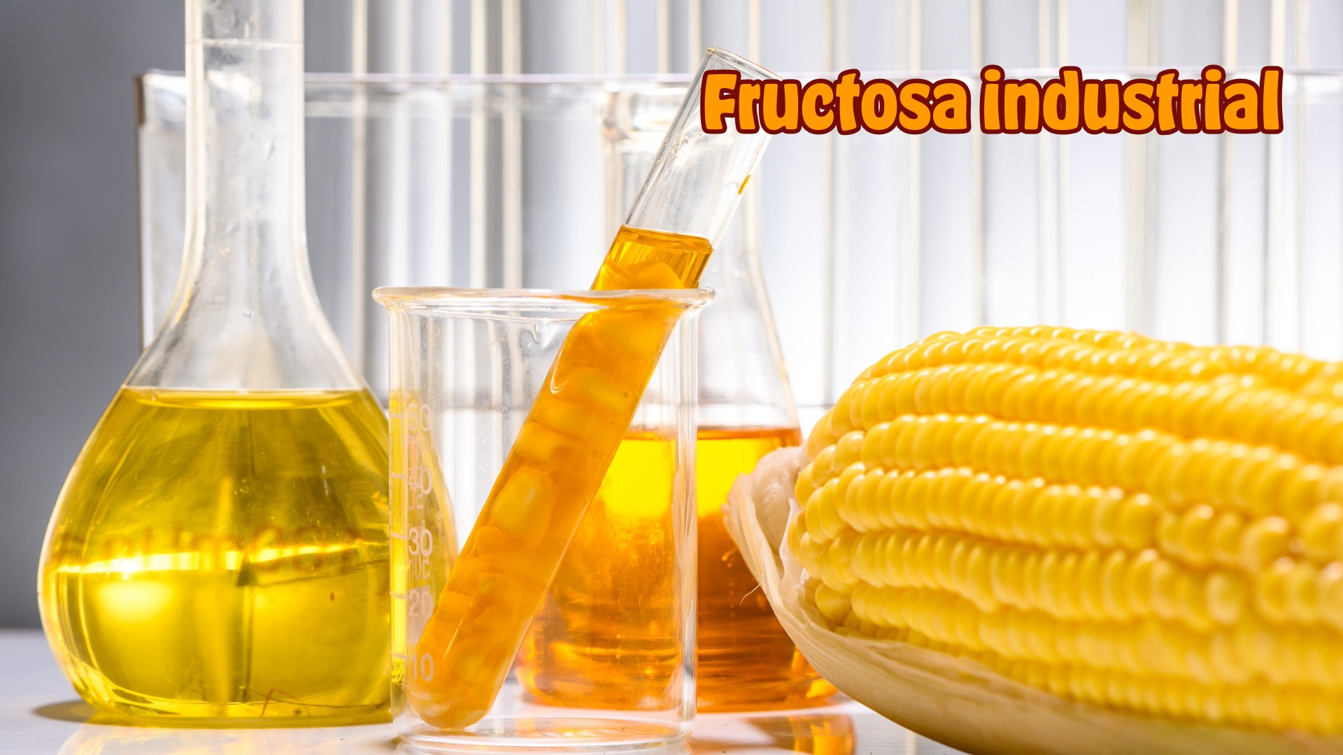 Fructosa industrial hecha de maíz