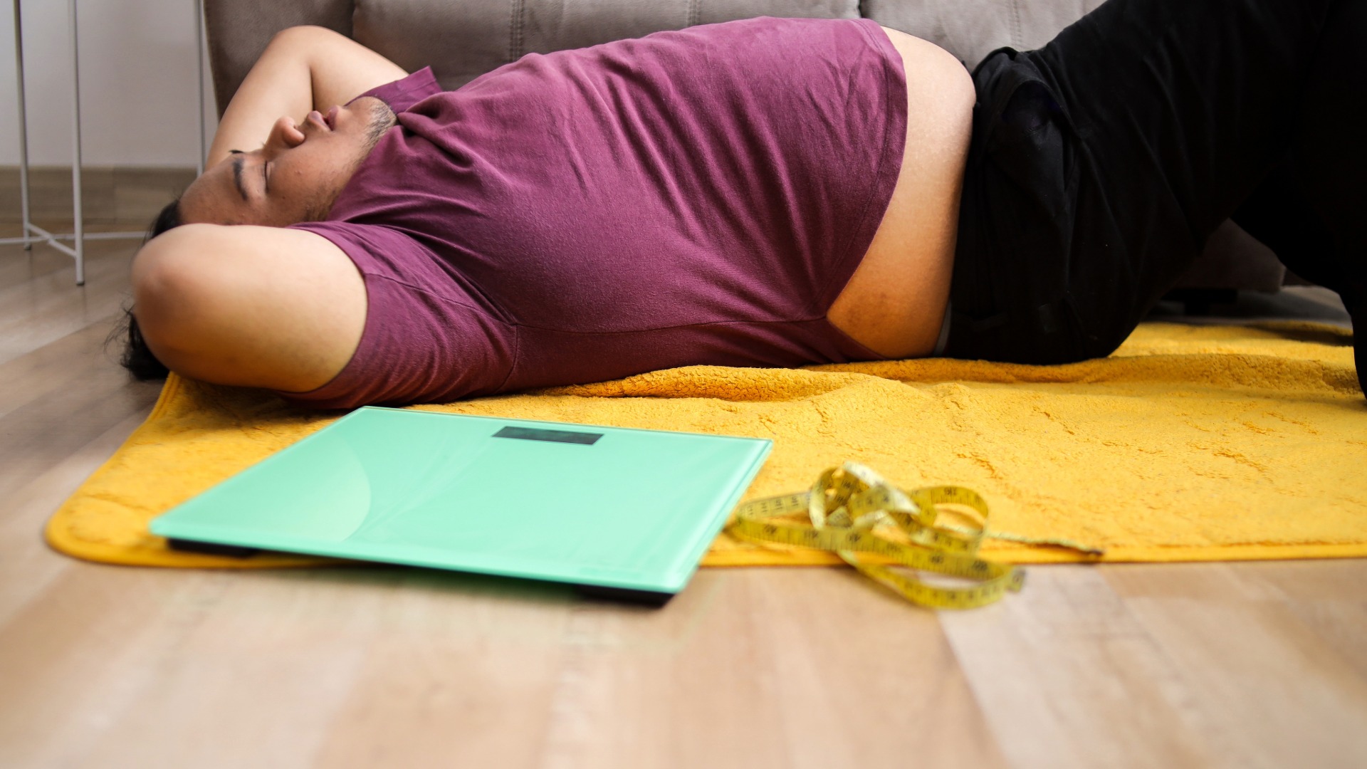 Hombre haciendo ejercicio físico