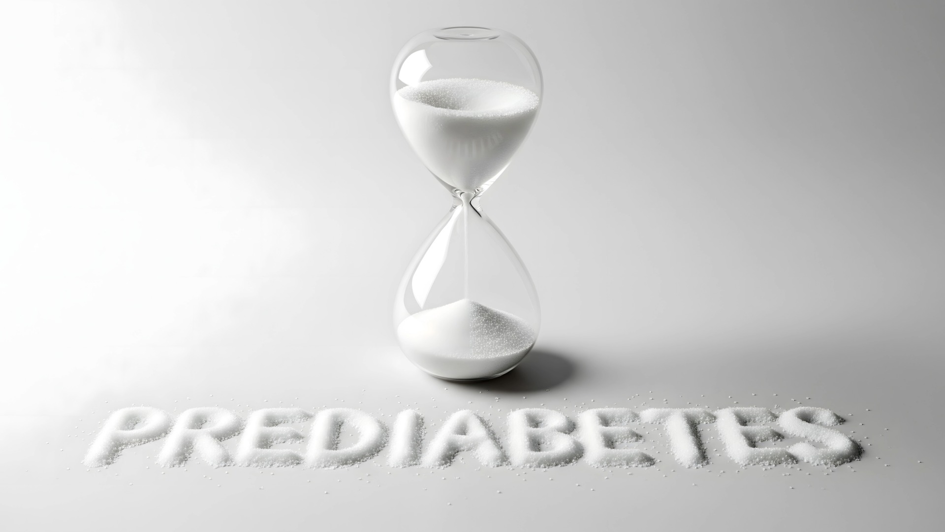 Prediabetes escrito con azúcar